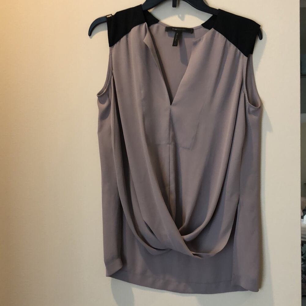 BCBGMAXAZRIA High Low Blouse